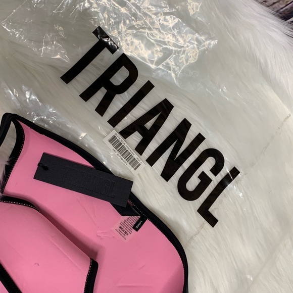 Bikini Triangl Black Neon Pink Rush Bottom - Picture 2 of 3